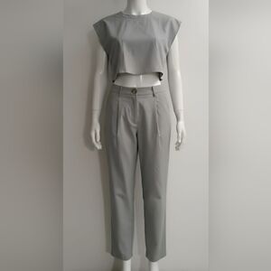 SHEIN Soft Gray Women's Trousers